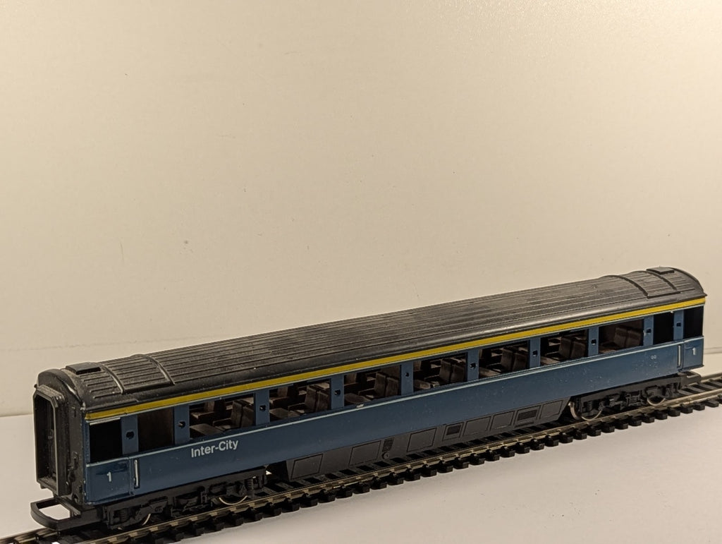 Hornby OO Gauge BR Mk3 First Class Coach Passenger Coach BR Blue/Grey