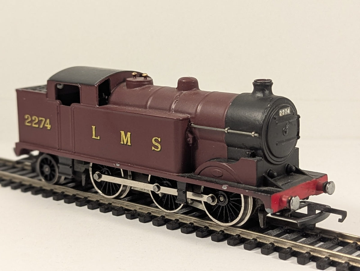 Wrenn OO Gauge Class 3NT 0-6-2T Steam Locomotive 2274 LMS Maroon W2215