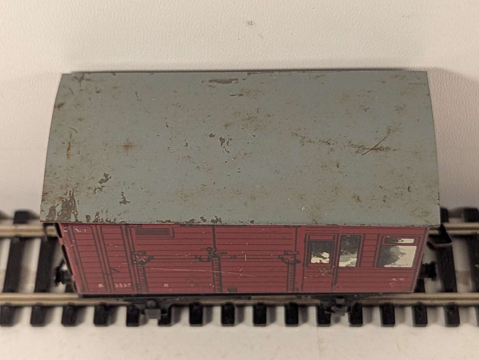 Hornby Dublo BR Maroon Horse Box OO Gauge