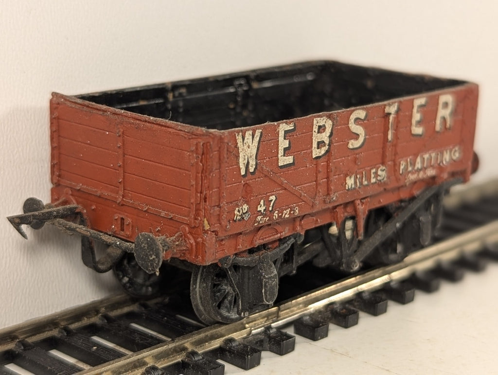 Kitbuilt OO Gauge 7-Plank Open Wagon Goods Wagon 47 Webster