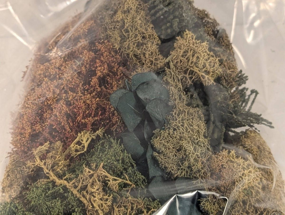 Mixed Moss and Foliage Assortment Scenic Materials