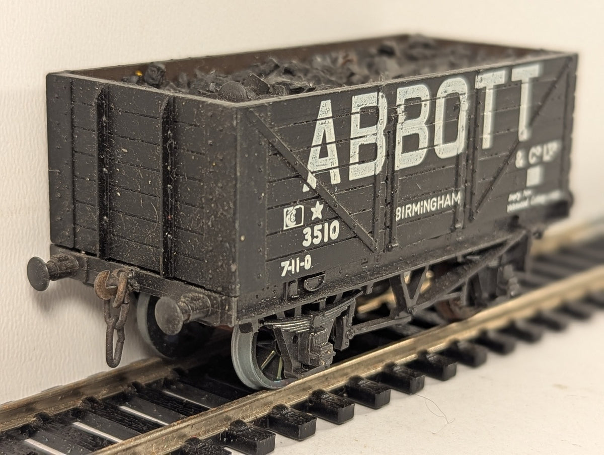 British Trix OO Gauge 7-Plank Coal Wagon Goods Wagon 3510