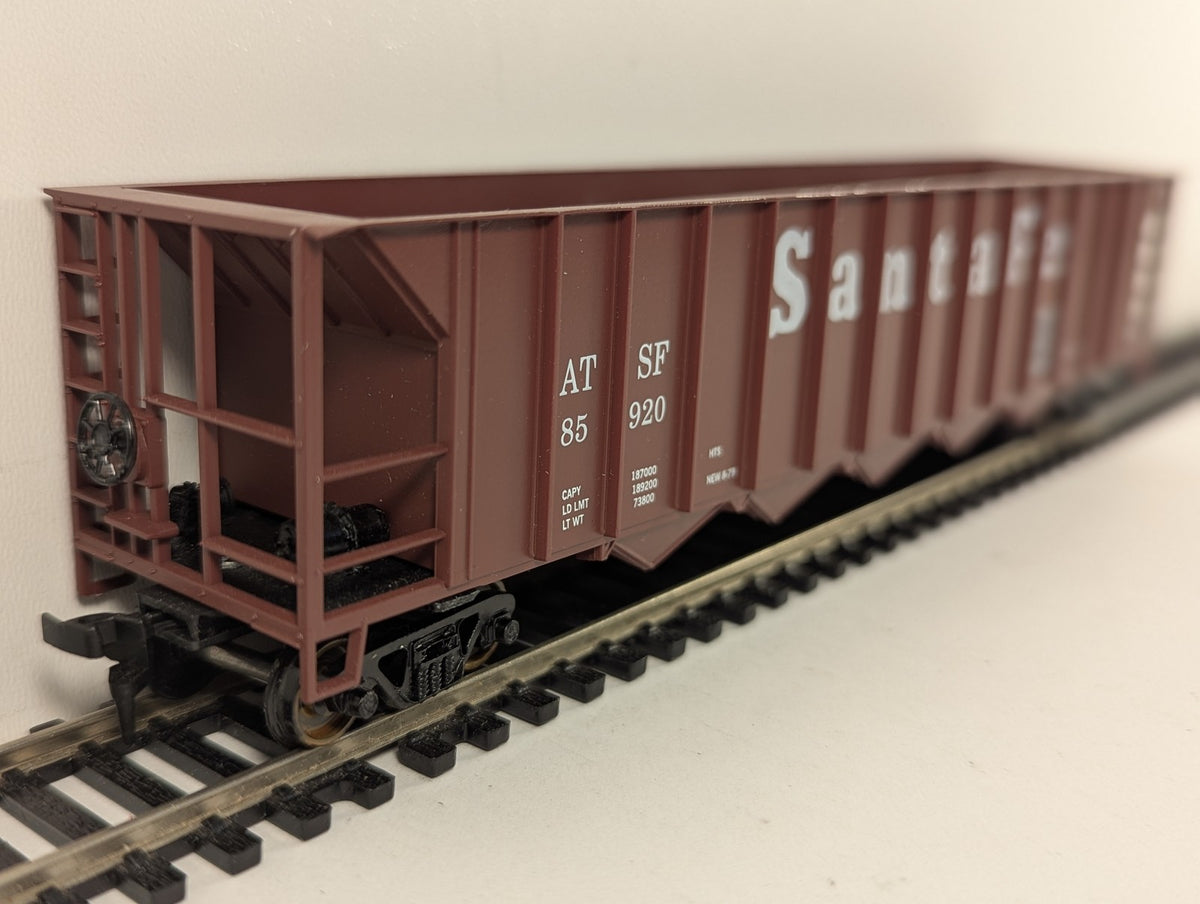 Roundhouse HO Gauge 50' 5-Bay Rapid Discharge Car Goods Wagon 85920 Santa Fe