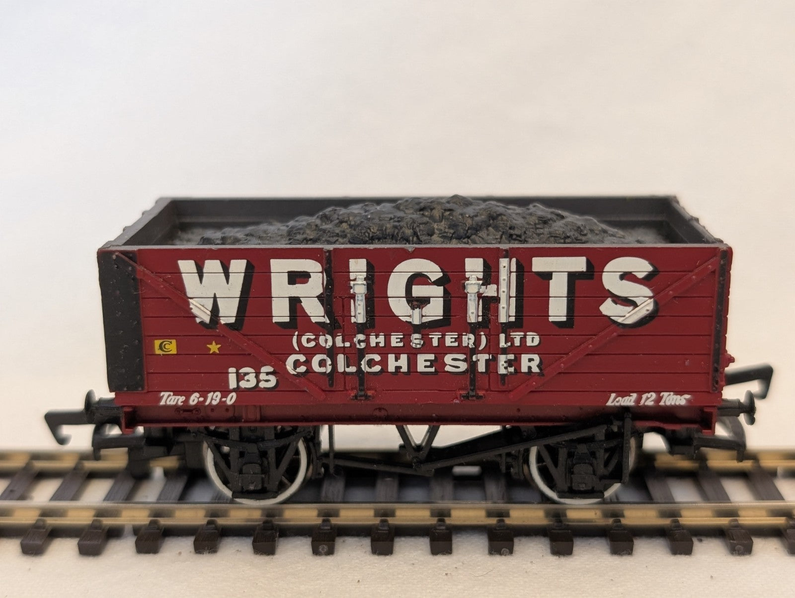 Bachmann OO Gauge 7 Plank Wagon Wrights (Colchester) Ltd Goods Wagon