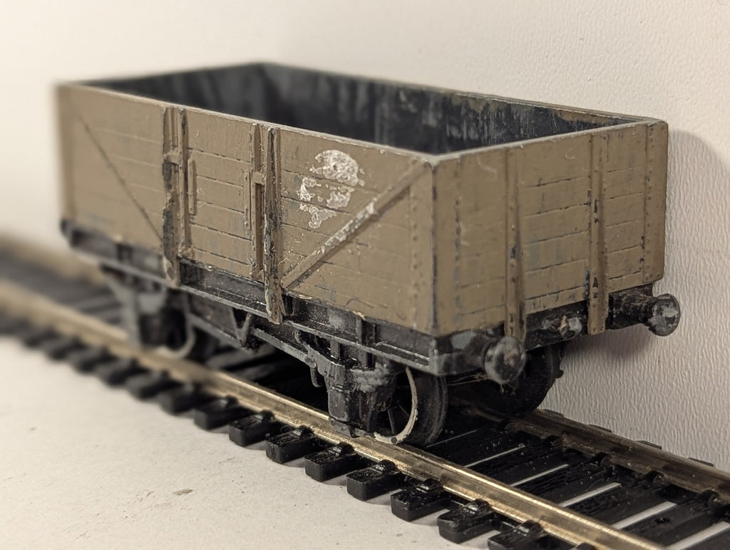 Hornby Dublo OO Gauge 5-Plank Open Wagon Goods Wagon Repainted Brown