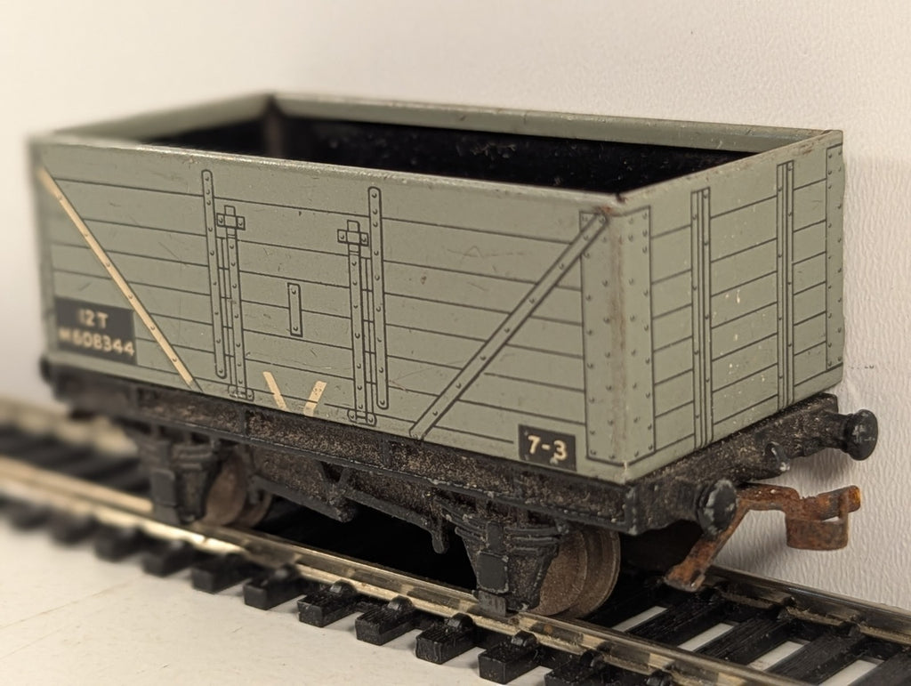 Hornby Dublo OO Gauge 12T Open Wagon M608344 BR Grey D1