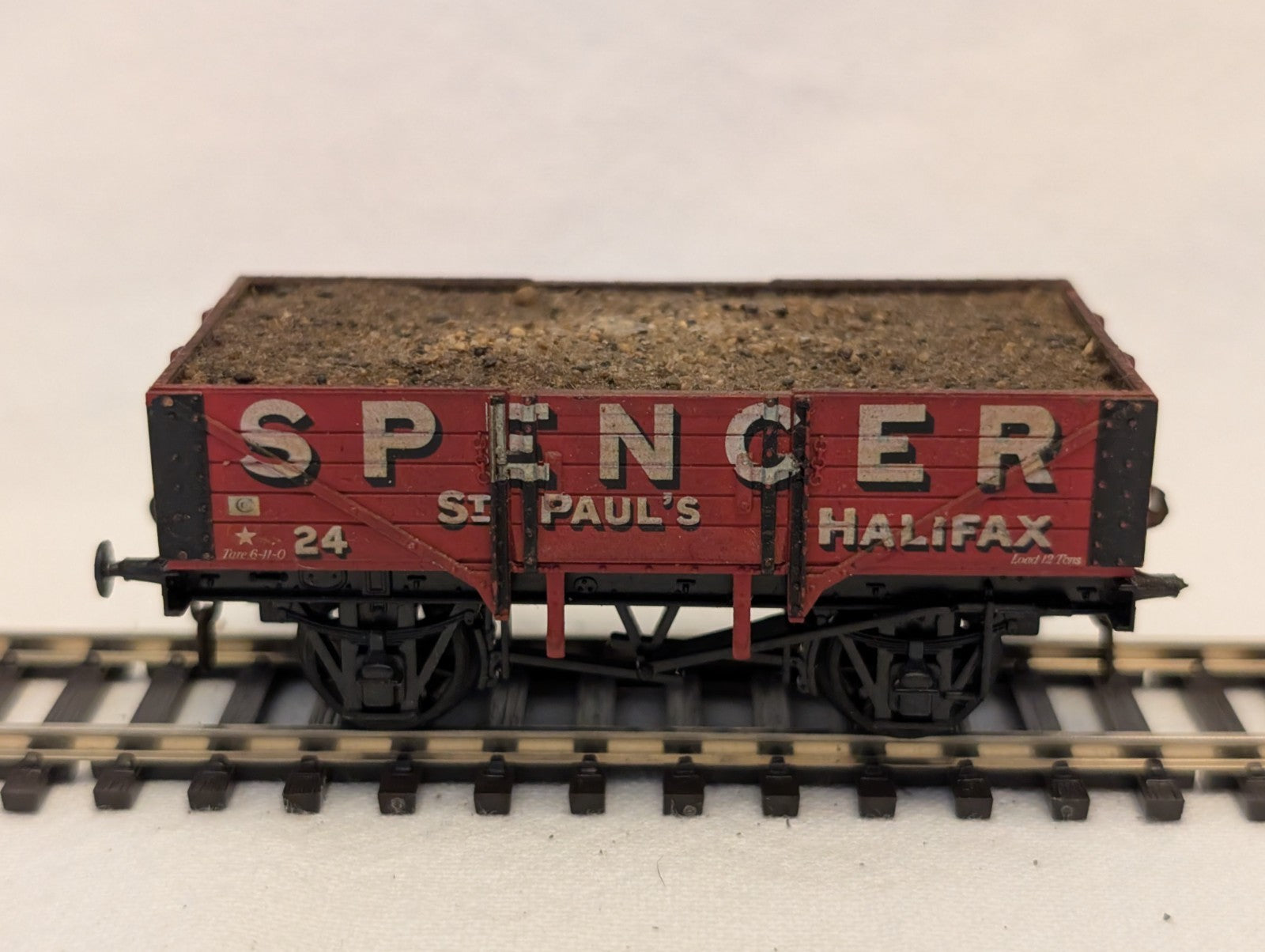 Airfix OO Gauge 7 Plank Wagon Spencer St Paul's Halifax Open Wagon