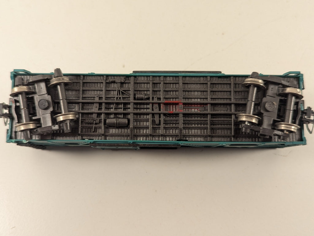 Bachmann HO Gauge 40ft Stock Car AT&SF 80680 Santa Fe Turquoise