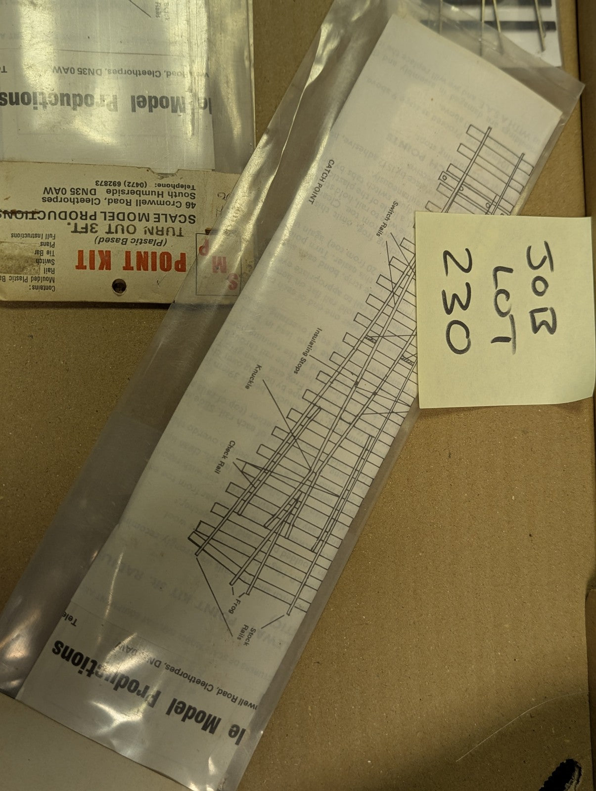 Mixed OO Gauge Mixed Point Kits, Track & Double Slip Components