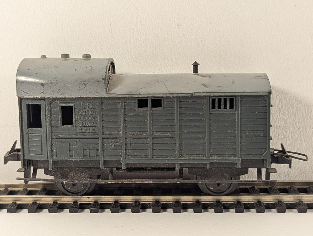 Fleischmann HO Gauge DB Güterzuggepäckwagen Pwg Brake Van 120520 DB Green 1405