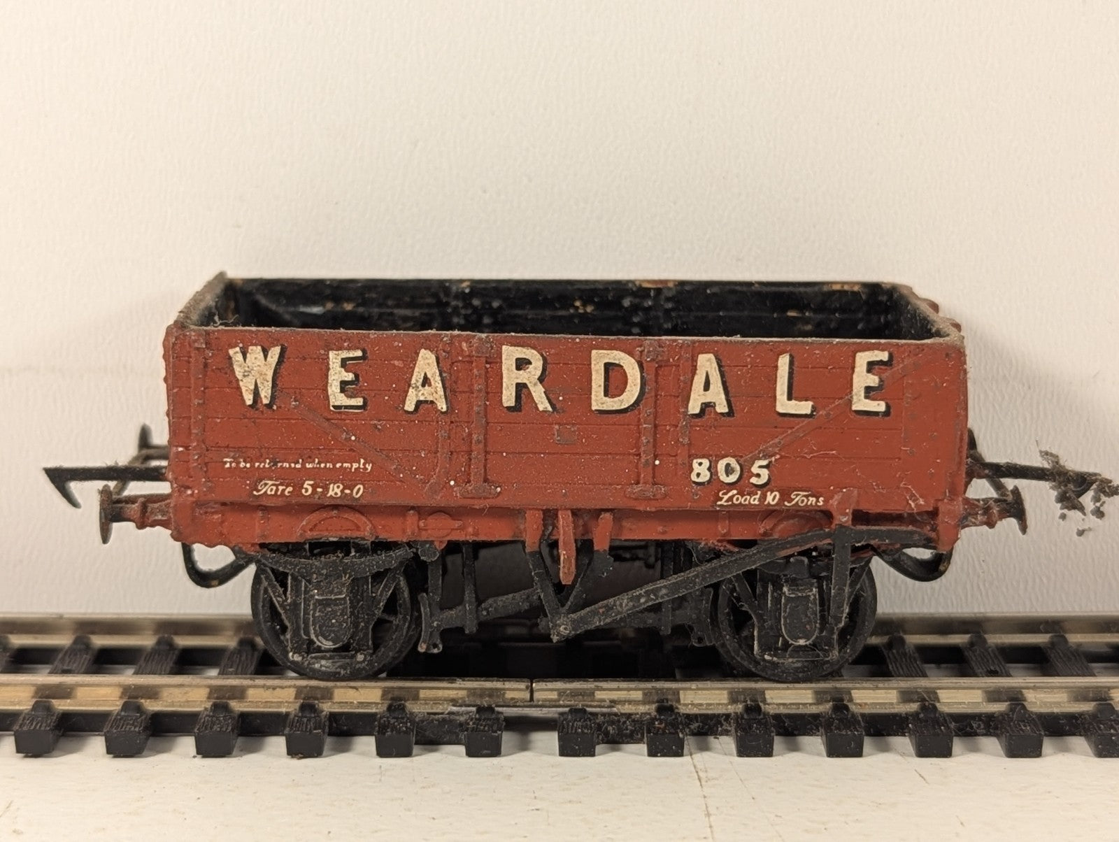 Kitbuilt 7-Plank Open Wagon 'Weardale' 805 Weardale Red