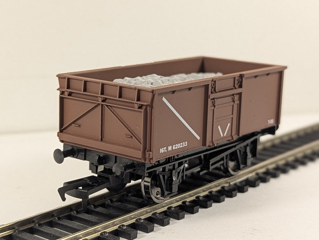 Dapol OO Gauge 16T Steel Mineral Wagon Goods Wagon M620233 BR Bauxite 4F-030-104