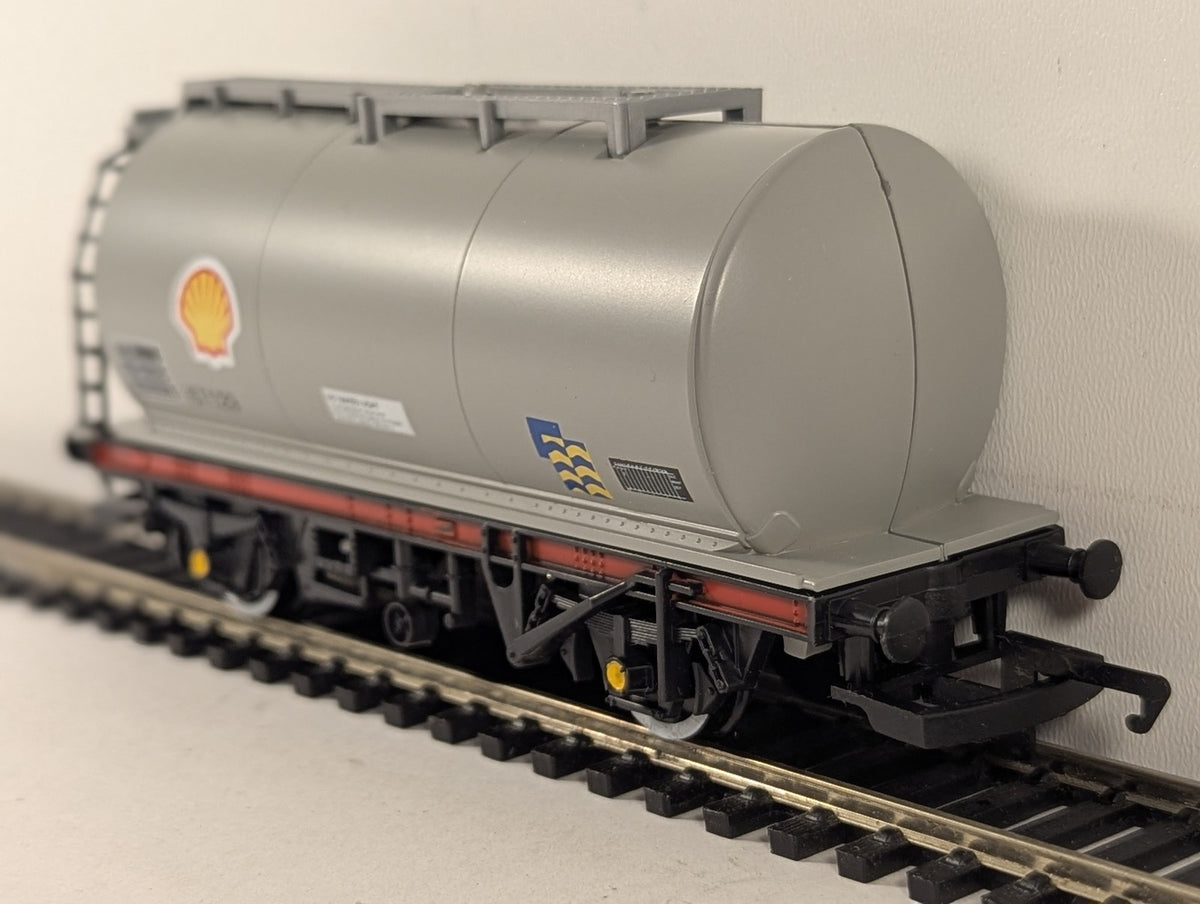Hornby OO Gauge TTA Shell Tank Wagon Goods Wagon 67129 Shell Grey R021