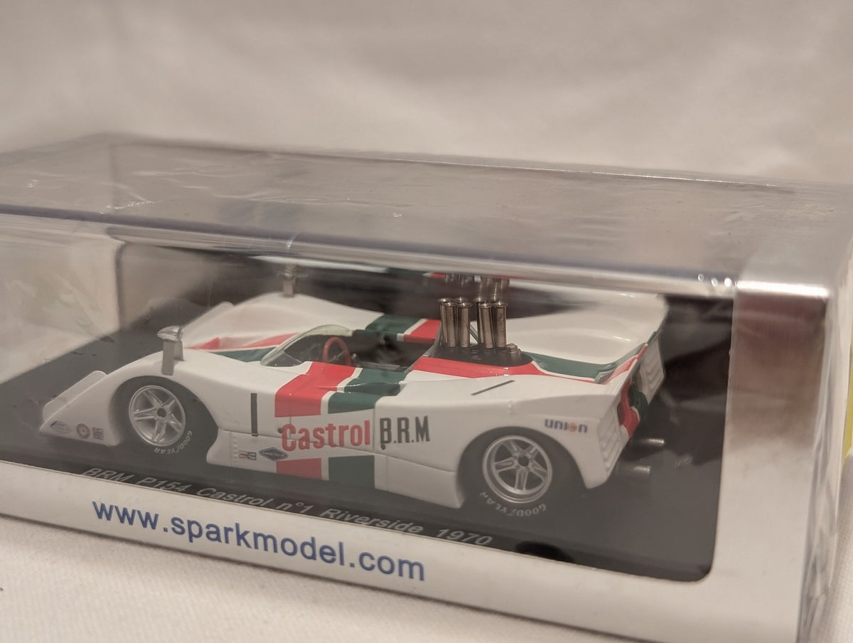 Spark 1:43 BRM P154 Castrol n°1 Riverside 1970 Model Car