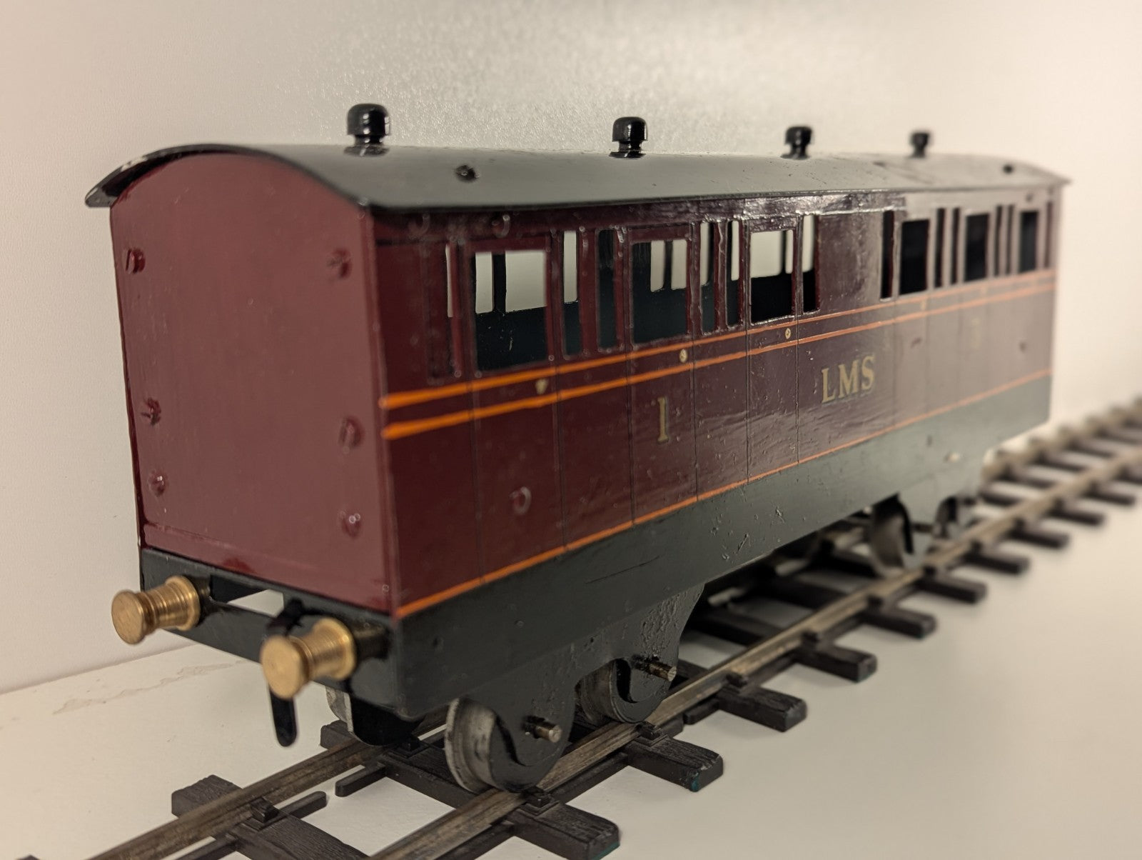 Metal Kitbuilt O Gauge LMS 1st / 3rd Composite Coach