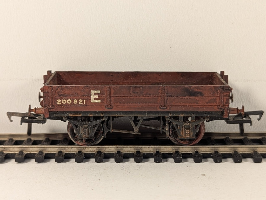 OO Gauge LNER 5-Plank Open Wagon Goods Wagon E200821 BR Bauxite