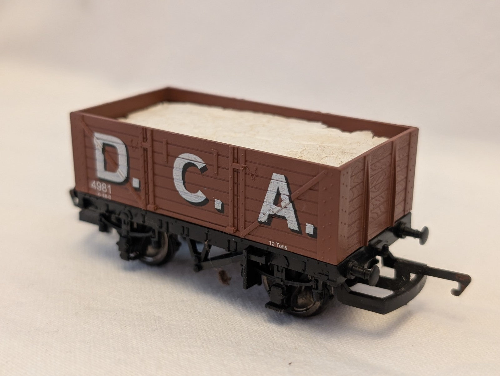 Hornby 7 Plank Open Wagon Goods Wagon 4981 D.C.A.