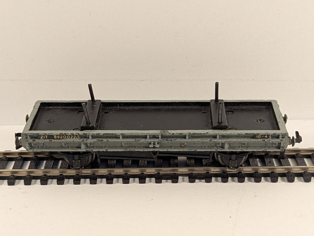 Hornby Dublo OO Gauge 10-Ton Bolster Wagon Goods Wagon B920022 BR Grey 4610