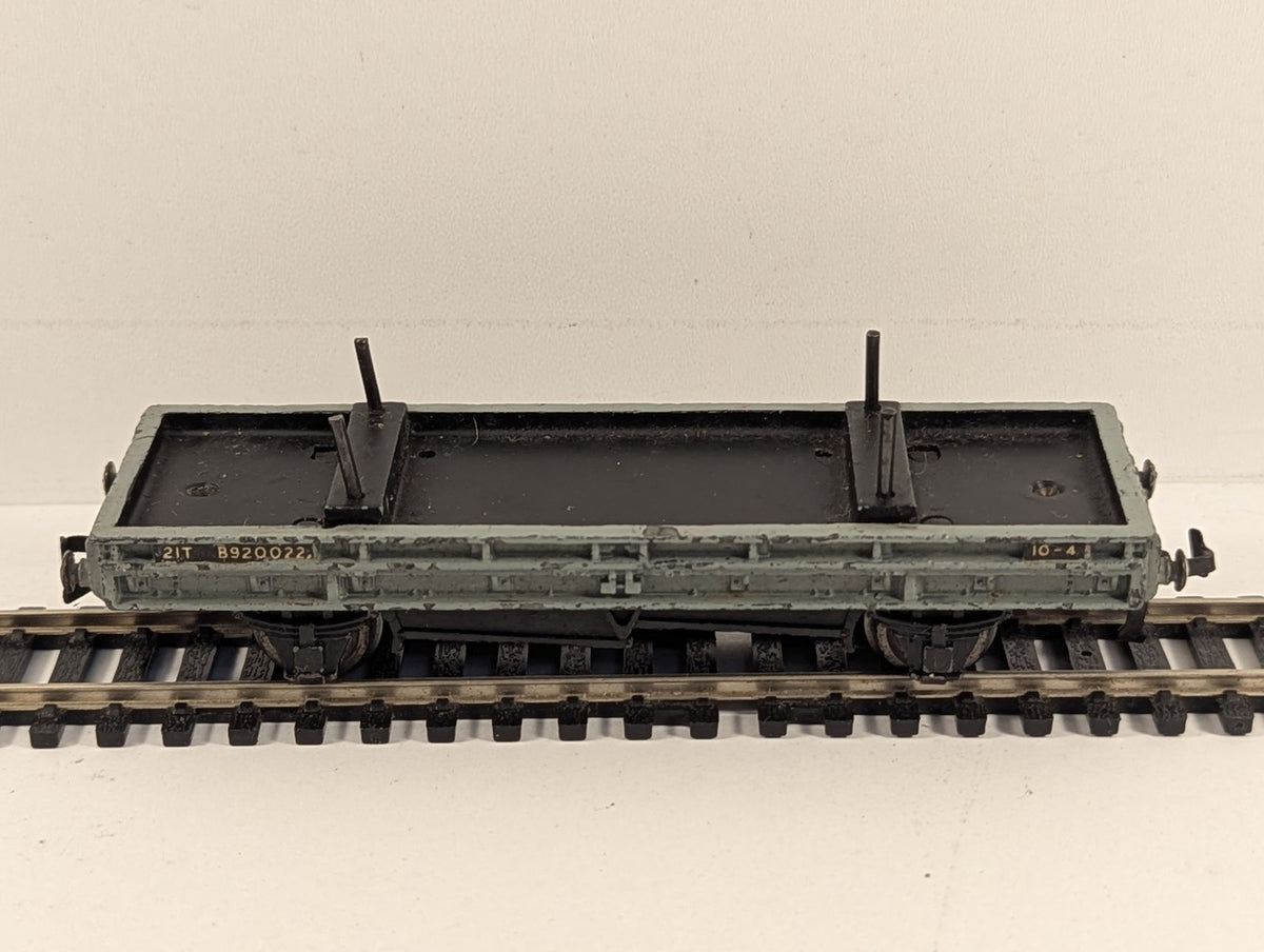 Hornby Dublo OO Gauge 10-Ton Bolster Wagon Goods Wagon B920022 BR Grey 4610