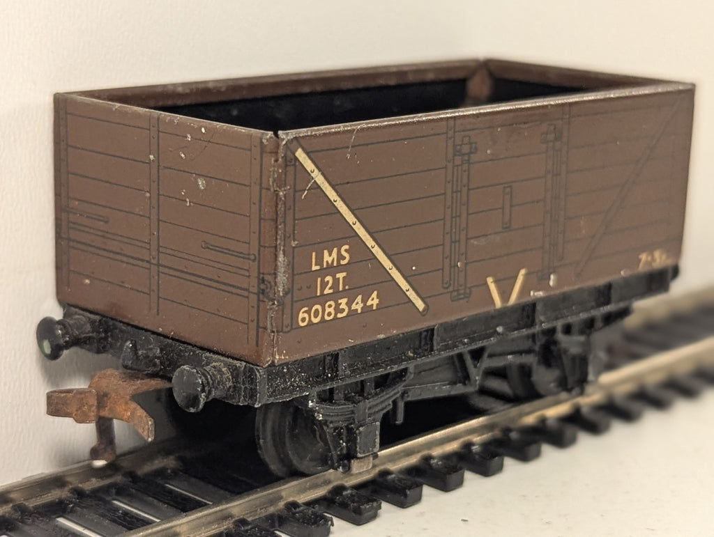 Hornby Dublo OO Gauge LMS 12T 5-Plank Open Wagon 608344