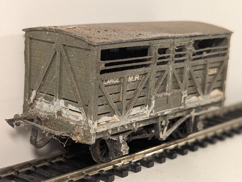 Kitbuilt OO Gauge Midland Railway Large Cattle Van Goods Wagon 5044
