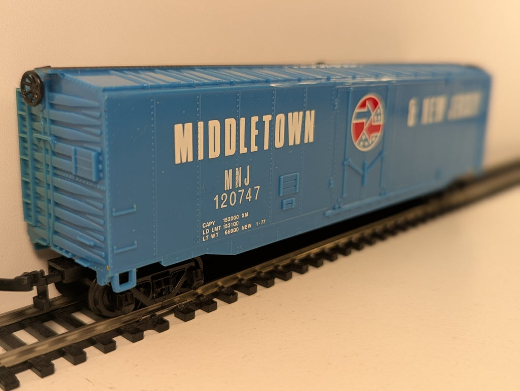 Bachmann HO Gauge Middletown & New Jersey Plug Door Boxcar 120747