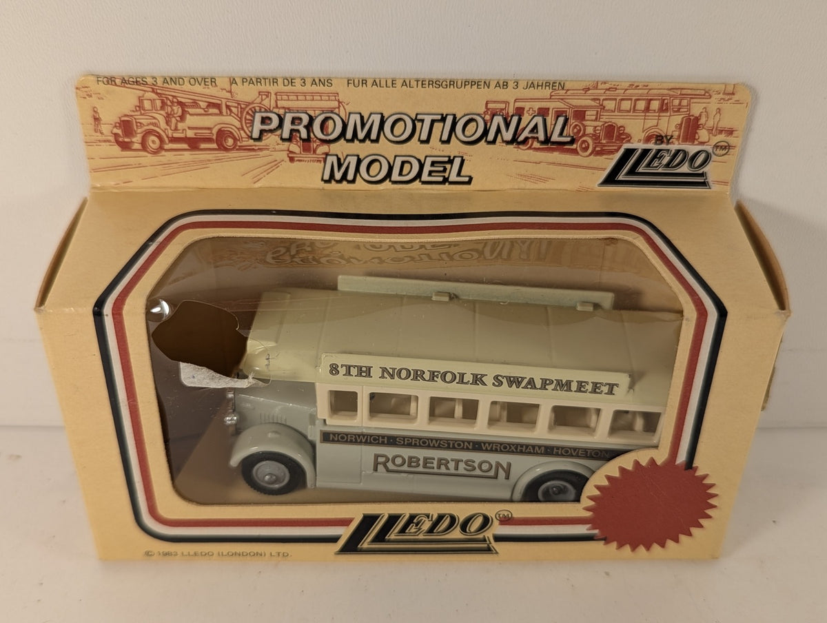 Lledo LP17A Robertson's Bus (8th Norfolk Swapmeet) Die-cast Model