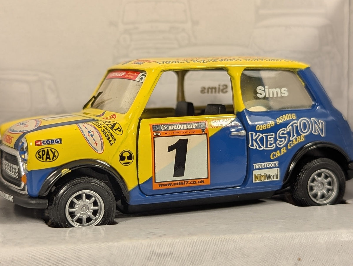 Corgi 1:36 Mini Seven-Mini Se7en Racing Club - Tim Sims Die-cast Model