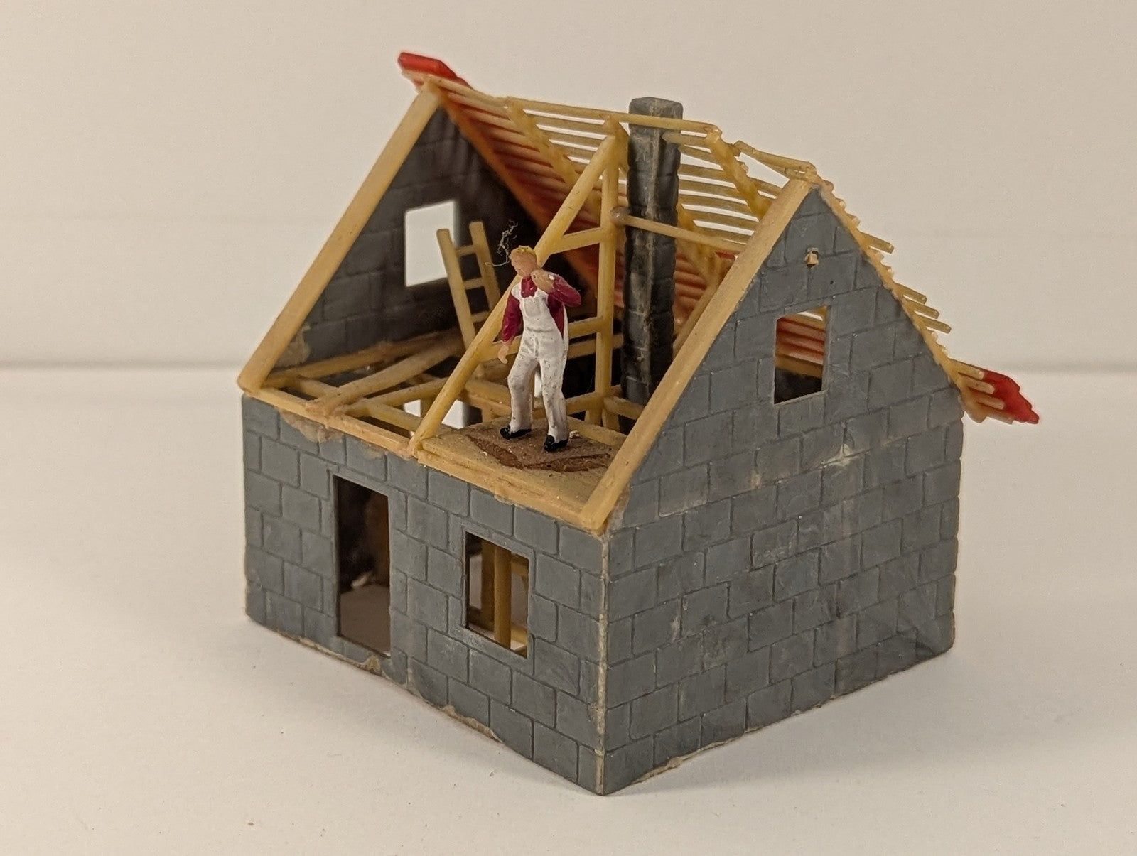 Faller HO Scale House Under Construction Building B-242