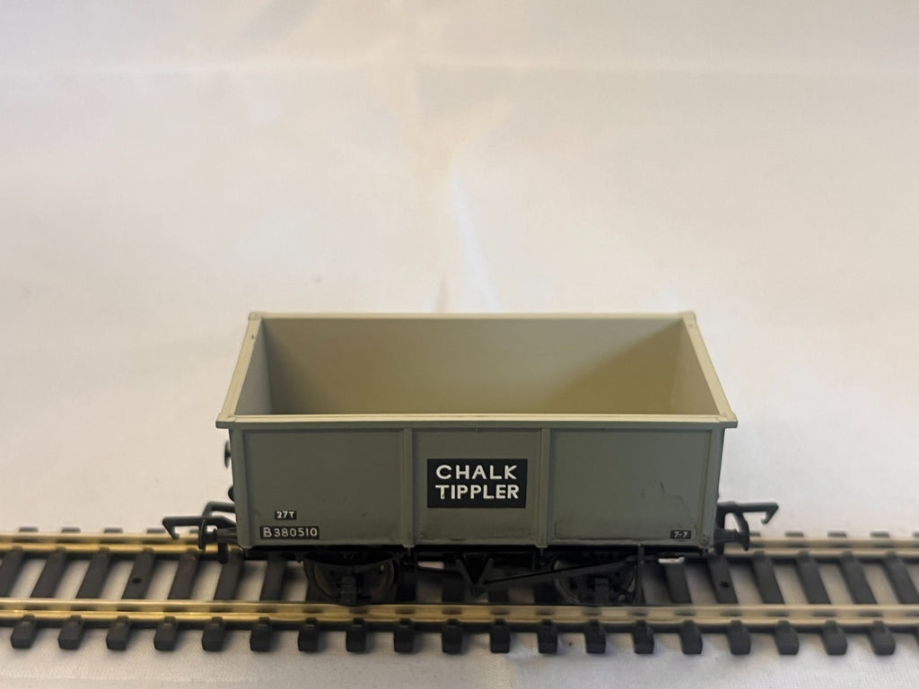 Bachmann OO Gauge 27 Ton Steel Tippler Wagon BR Grey 37-276B
