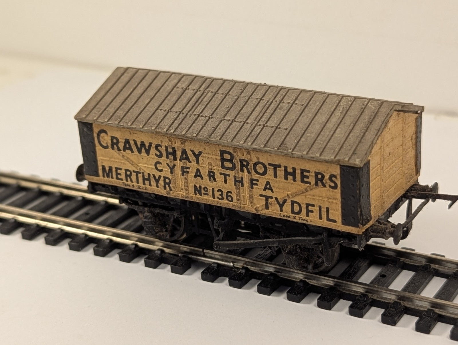 Kit Built Crawshay Brothers Cyfarthfa Merthyr Tydfil Covered Goods Wagon