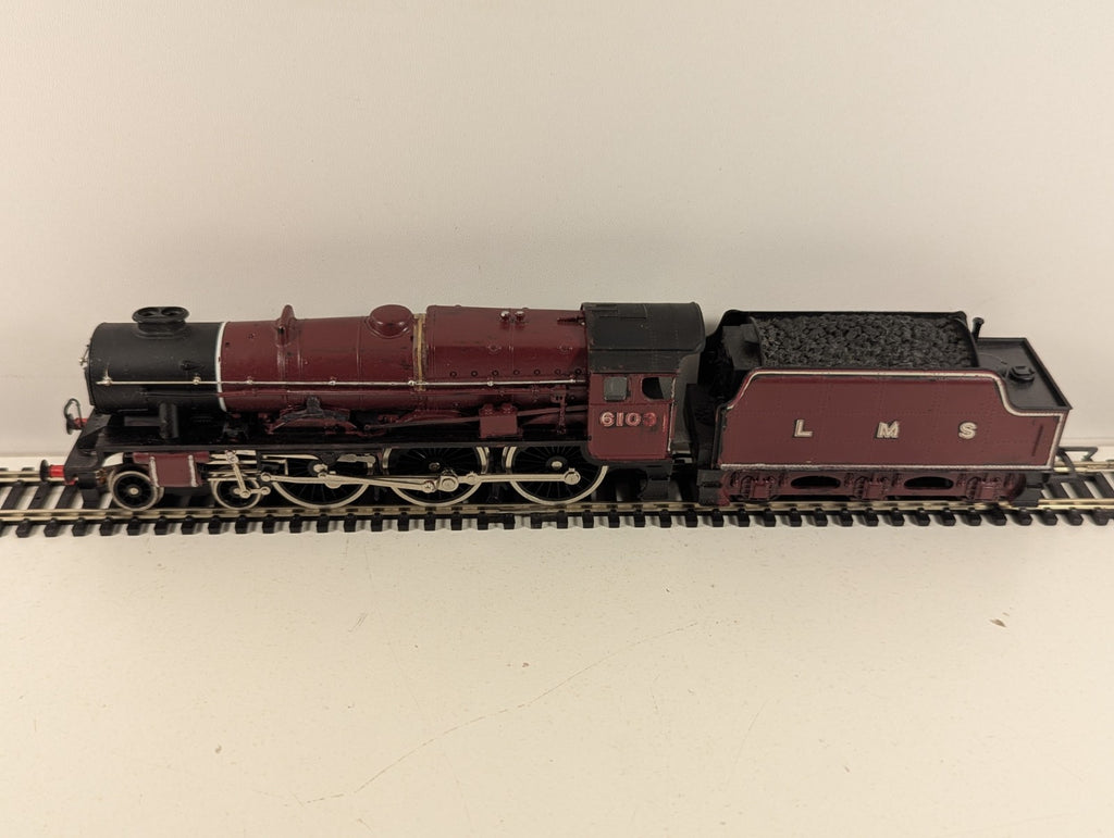 Airfix OO Gauge Royal Scots Fusilier Steam Locomotive - Repainted Maroon