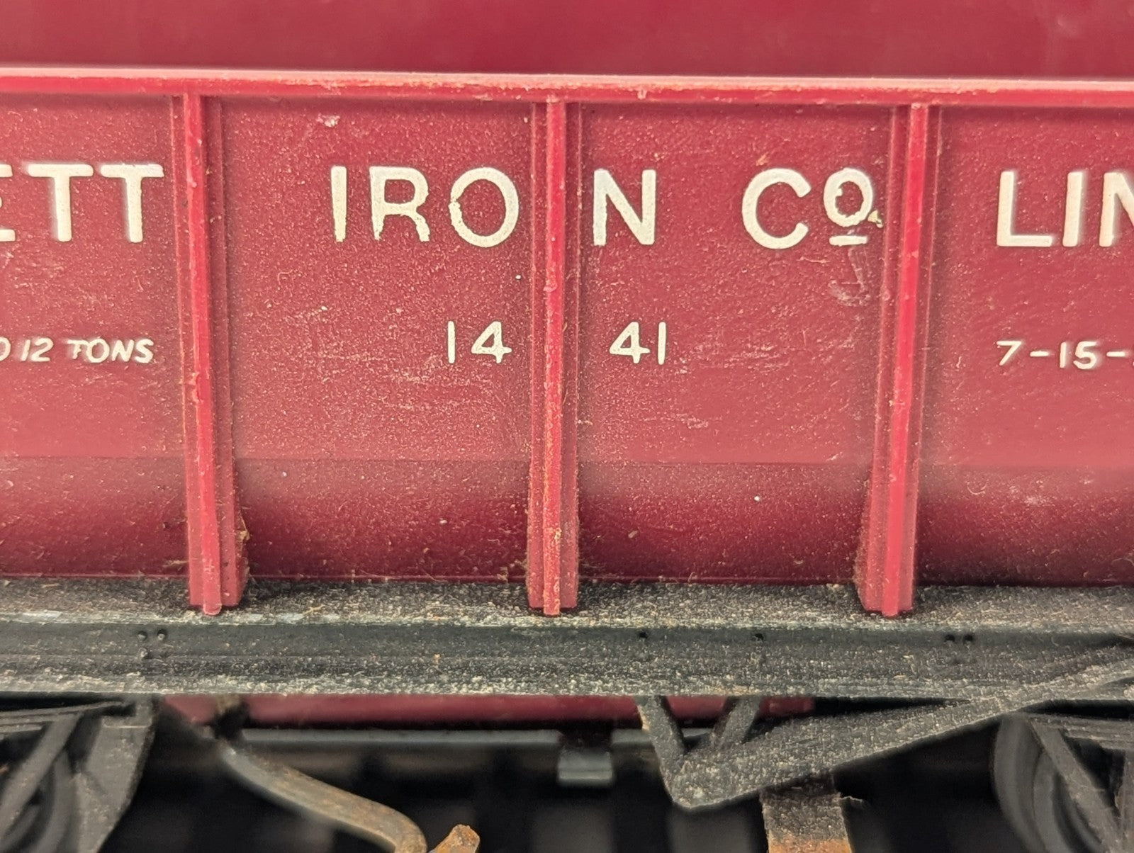 Tri-ang OO Gauge Operating Hopper Wagon Goods Wagon 1441 Consett Iron