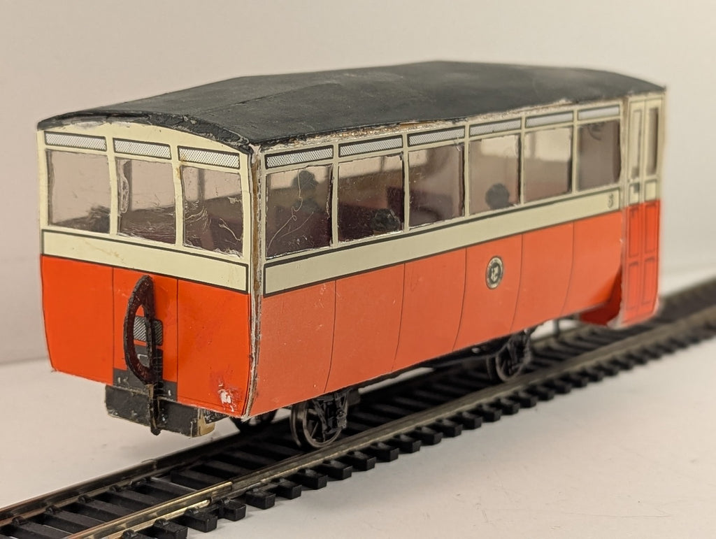 Scratchbuilt County Donegal Railways Railcar Trailer No. 5