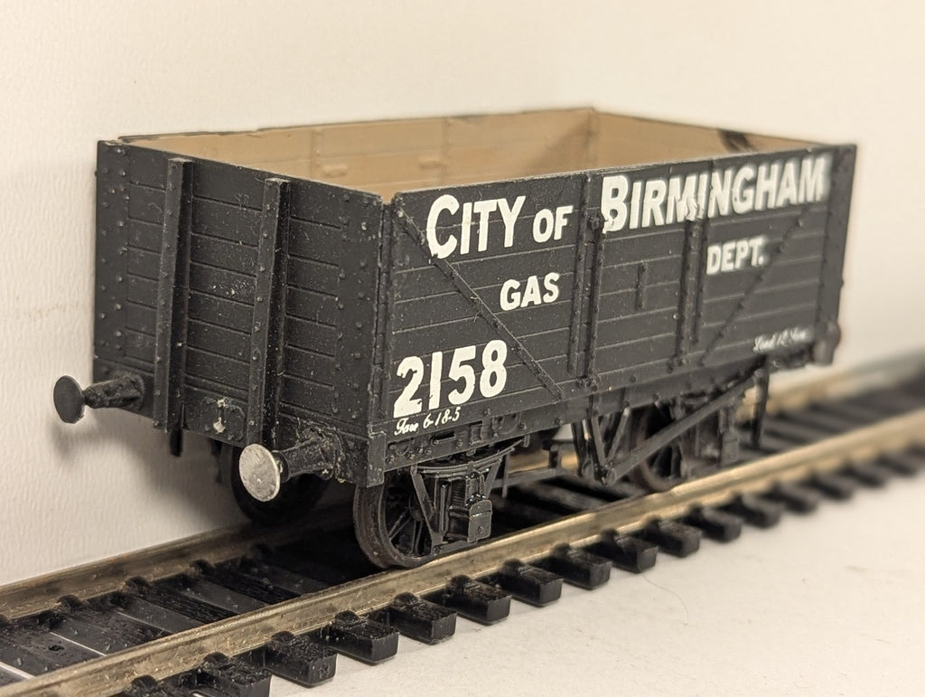 Kit-built OO Gauge 7 Plank Open Wagon Goods Wagon 2158