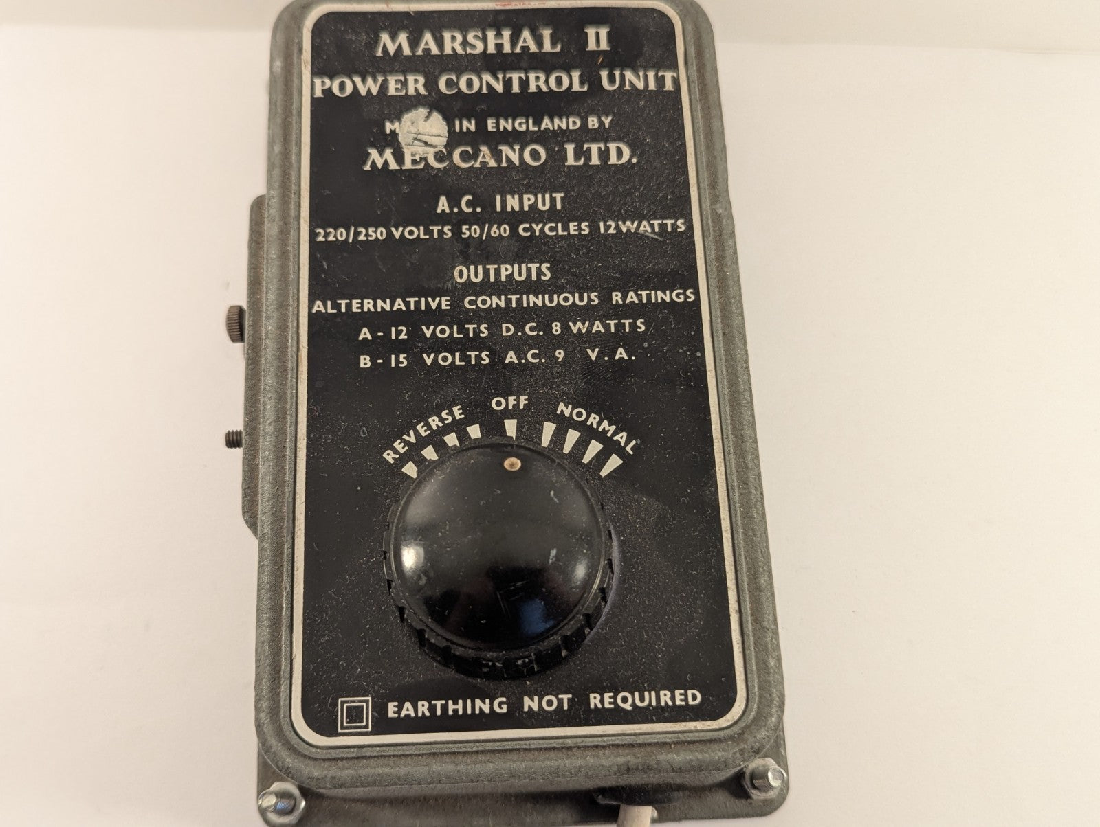 Meccano Ltd. Marshal II Power Control Unit