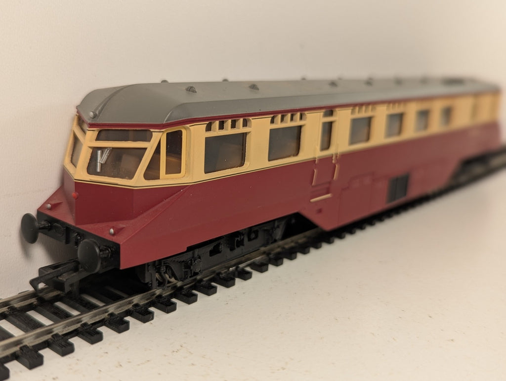 Hornby R2869 BR Diesel Railcar W23W BR Crimson and Cream - DCC Fitted