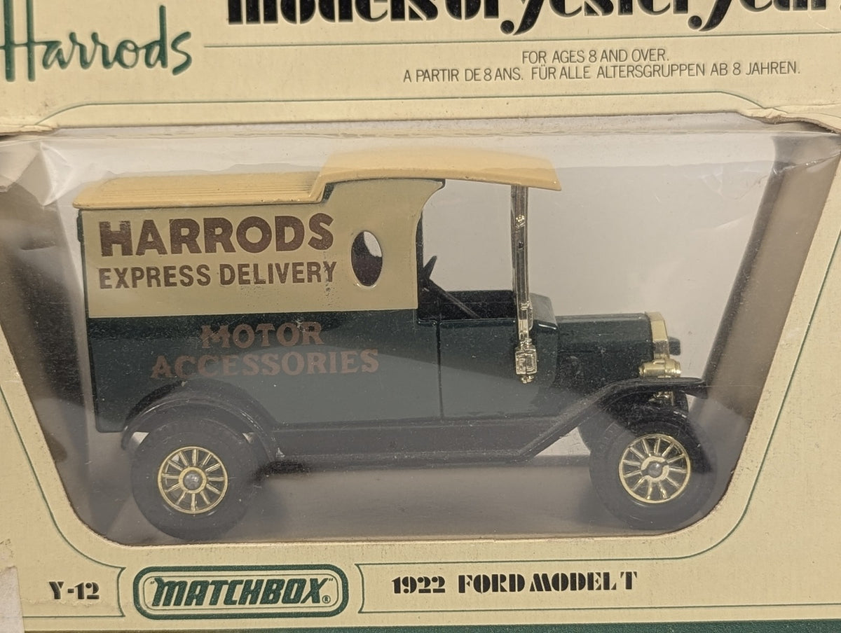 Matchbox Models of Yesteryear 1922 Ford Model Harrods T Van Die-cast Model