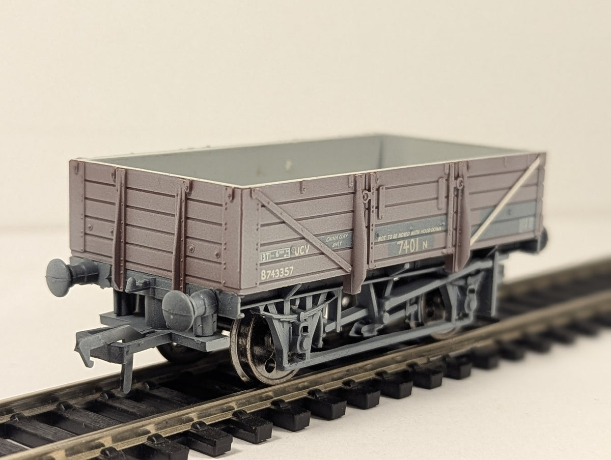Bachmann OO Gauge China Clay Wagon without Hood Goods Wagon B743357