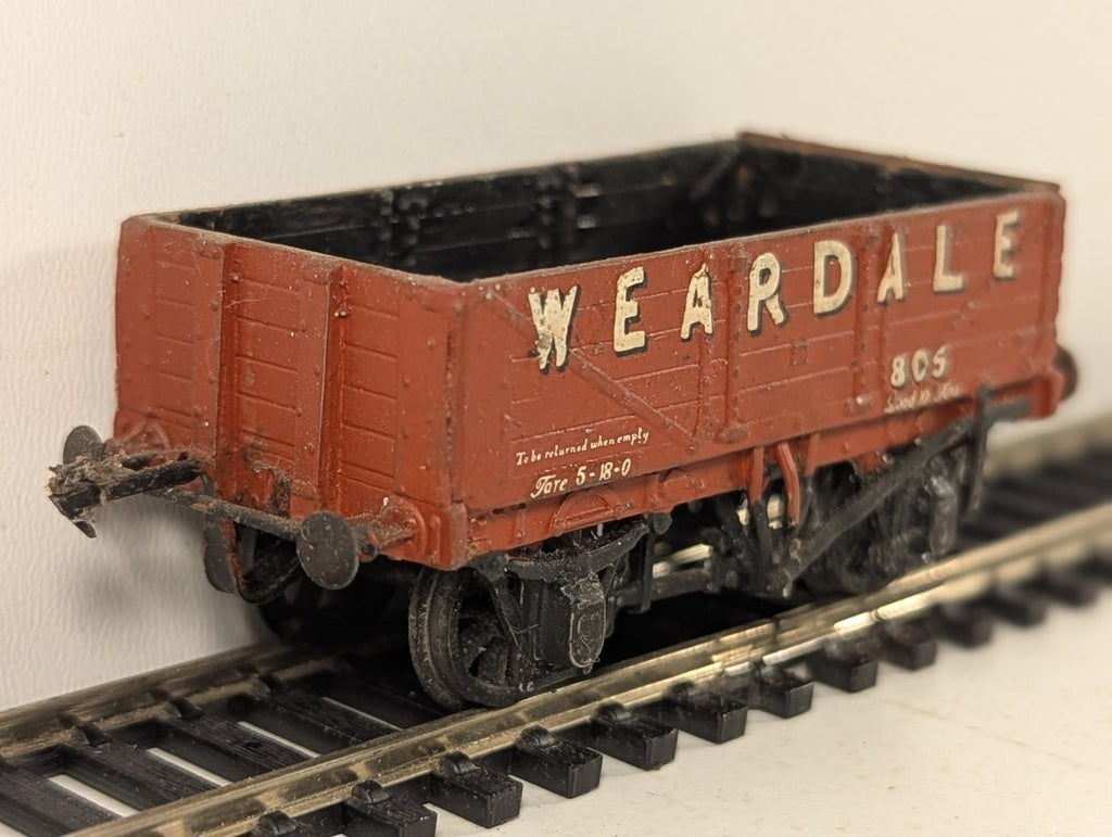 Kitbuilt 7-Plank Open Wagon 'Weardale' 805 Weardale Red