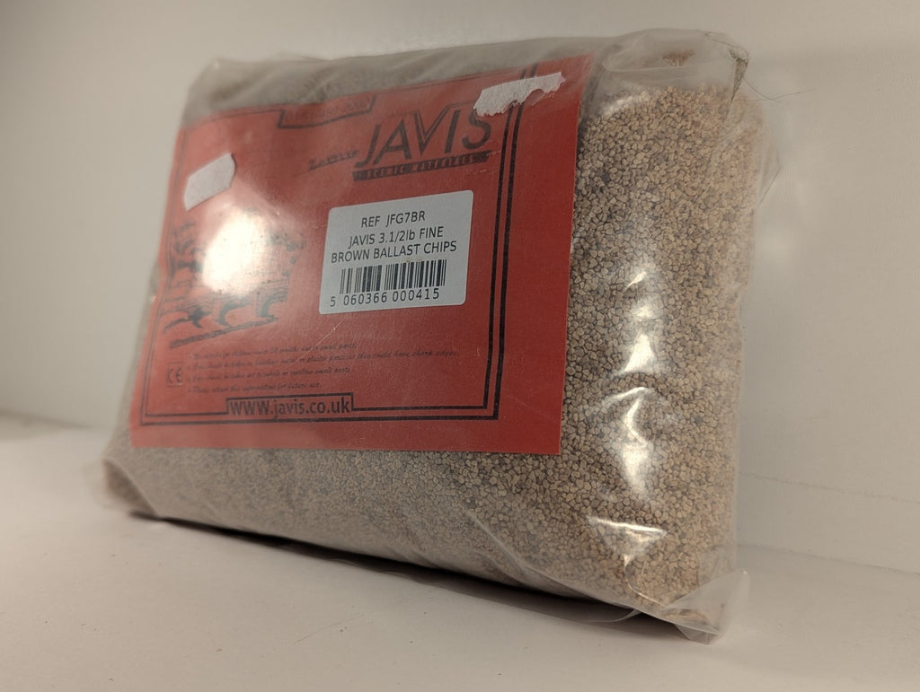 Javis Fine Brown Ballast Chips Scenic Materials JFG7BR