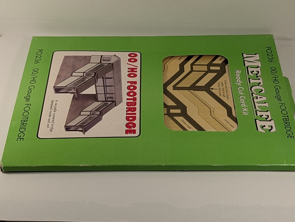 Metcalfe OO/HO Gauge OO/HO Footbridge Card Kit PO236