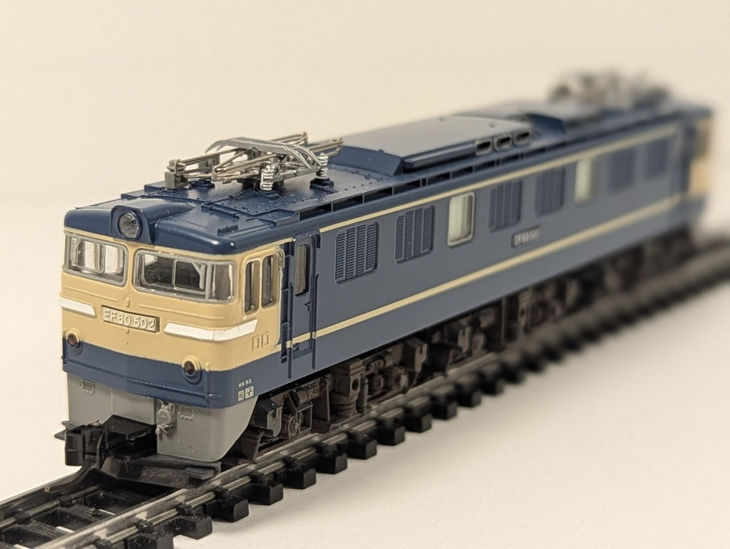 Kato N Gauge JNR Class EF60-500 Electric Locomotive EF60 502 JNR Blue and Cream