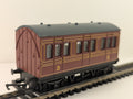 Hornby OO Gauge LMS 4-Wheel Coach Maroon