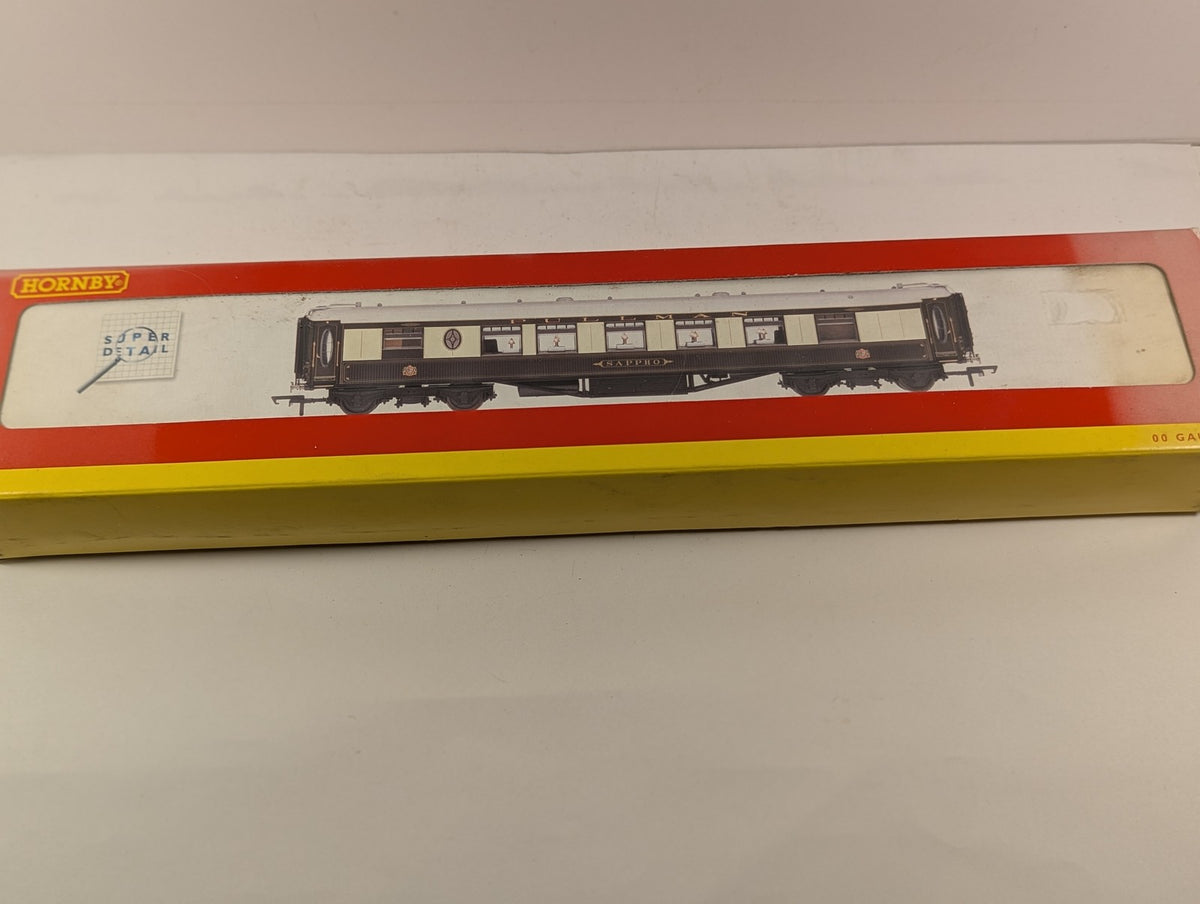 Hornby OO Gauge Pullman 1st Class Kitchen Car 'Sappho' Passenger Coach - Ligthts