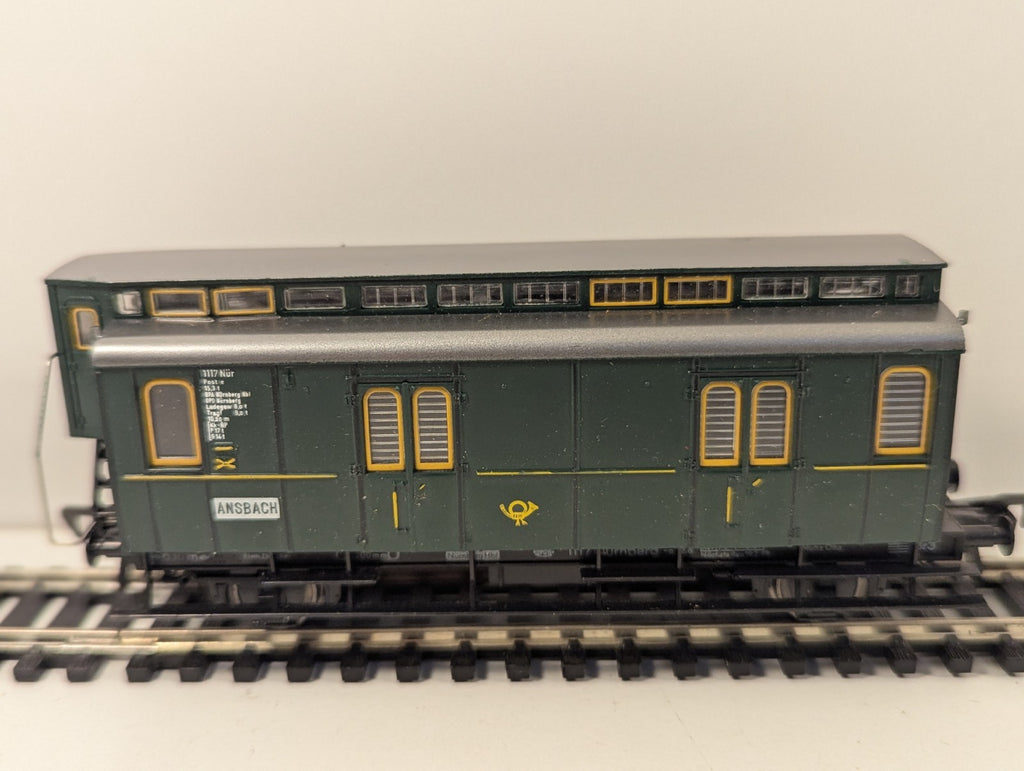 Fleischmann HO Gauge German Postal Coach Mail Wagon