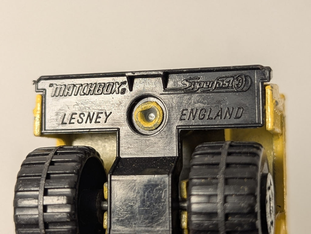 Matchbox Faun Dump Truck Die-cast Model Yellow 58
