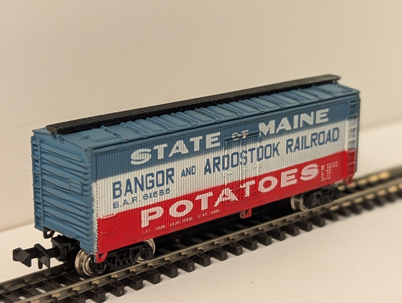Bachmann Bangor & Aroostook State of Maine Potatoes Box Car N Gauge