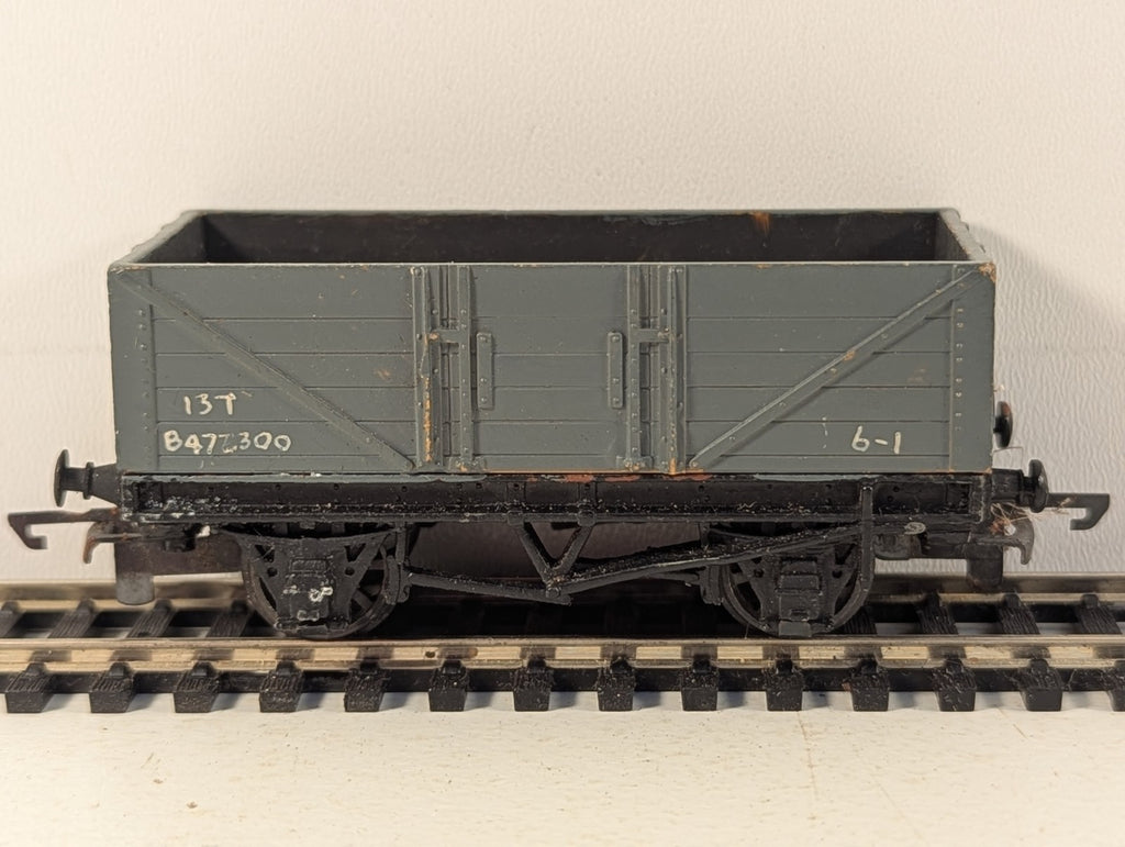Hornby Dublo OO Gauge 5-Plank Open Wagon B477300 Grey (Repainted)