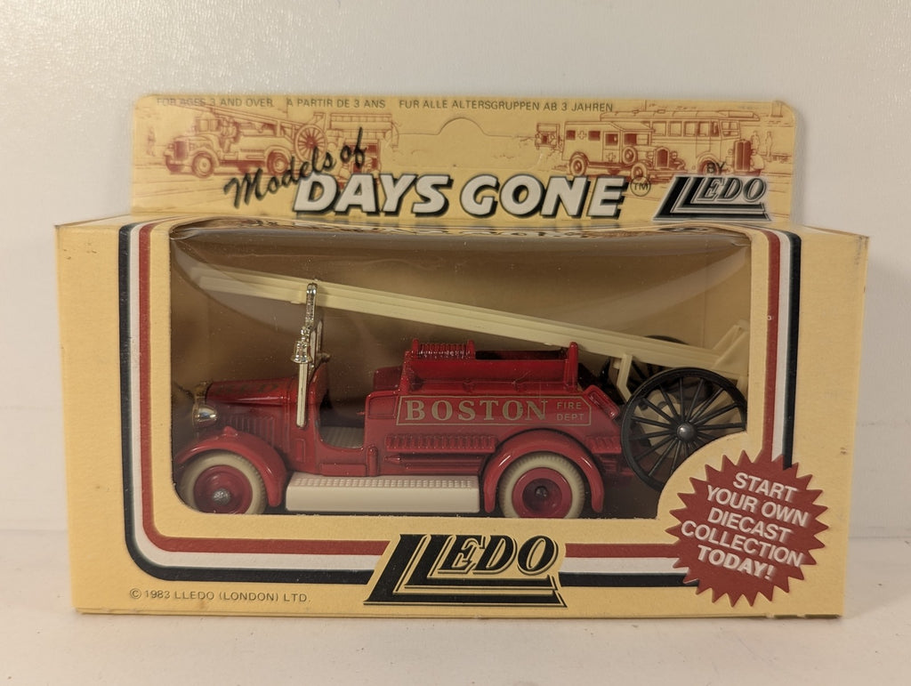 Lledo Ford Model T Fire Engine Die-cast Model Vehicle Boston Fire Dept 12